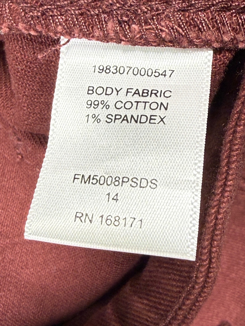 Farmers NWT Market High Rise Wide Leg Pants Size 14 Burgundy - Picture 4 of 8